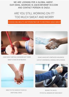 Liquid Roll-On Antiperspirant Efectivo para quitar la transpiración de manos y pies